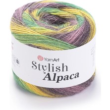 Yarnart Stylish Alpaca Renkli El Örgü Ipi 7705