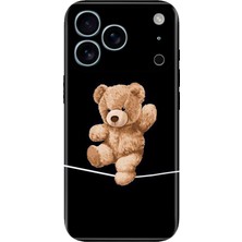 Adasena iPhone 17 Pro - 18 Pro Kılıf Desenli Baskılı Tpu Rubber Kapak Teddybear Cambaz