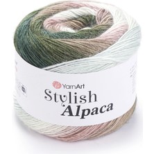 Yarnart Stylish Alpaca Renkli El Örgü Ipi 7702