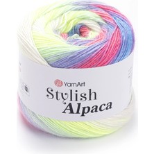 Yarnart Stylish Alpaca Renkli El Örgü Ipi 7716