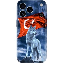 Adasena iPhone 17 Pro - 18 Pro Kılıf Desenli Baskılı Tpu Rubber Kapak Türk Tc