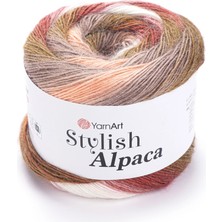 Yarnart Stylish Alpaca Renkli El Örgü Ipi 7701