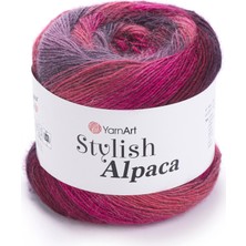 Yarnart Stylish Alpaca Renkli El Örgü Ipi 7713