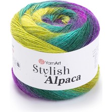 Yarnart Stylish Alpaca Renkli El Örgü Ipi 7703
