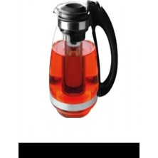 Pileli Store Çelik Süzgeçli Cam Çaycı Servis Demlik 1500 Ml. ROYALEKS-7488