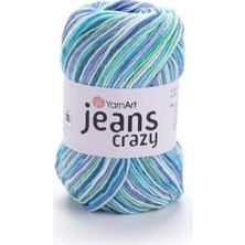 Yarnart Jeans Crazy Renkli Amigurumi Ipi 7204
