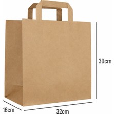 Belirtilmemiş Kraft Çanta 32*30*16 cm 25 Adet