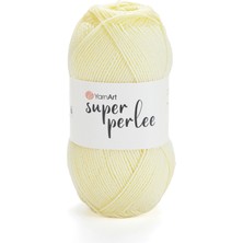 Yarnart Super Perlee Açık Sarı Ince Akrilik El Örgü Ipi 226