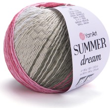 Yarnart Summer Dream Renkli Pamuklu Merserize El Örgü Ipi 4313
