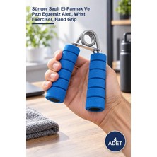 Yenilig 4 Adet Bilek Güçlendirme Yayı – Sünger Saplı El-Parmak ve Pazı Egzersiz Aleti, Wrist Exerciser, Hand