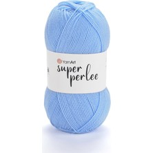Yarnart Super Perlee Açık Mavi Ince Akrilik El Örgü Ipi 215