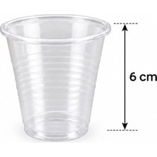 Belirtilmemiş 80 cc Mini Plastik Bardak 100 Adet