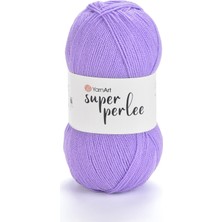 Yarnart Super Perlee Lila Ince Akrilik El Örgü Ipi 223