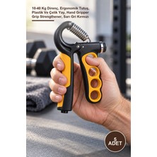 Yenilig 5 Adet Ayarlanabilir El Egzersizi ve Tutuş Güçlendirici – 10-40 kg Direnç, Ergonomik Tutuş, Plastik ve Çelik Yay, Hand Gripper Strengthener, Sarı Gri Kırmızı