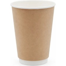 Belirtilmemiş 14OZ Kraft Double Wall Karton Bardak