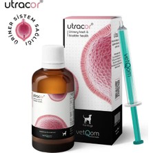 VETQ0M Utracor 90 ml Köpek Idrar Yolu, Sistit & Mesane Koruyucu Likit Şurup