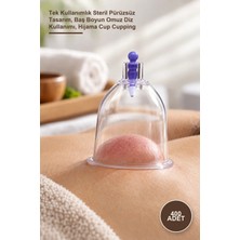 Yenilig 400 Adet Hacamat Kupası – Tek Kullanımlık Steril Pürüzsüz Tasarım, Baş Boyun Omuz Diz Kullanımı, Hijama Cup Cupping