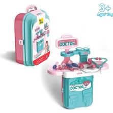 Happy Trend Mogi Toys Doktor Oyun Seti Eğitici 2'si 1 Arada Sırt Çantası