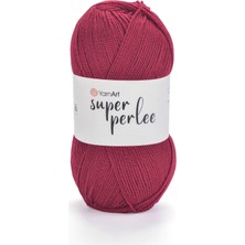 Yarnart Super Perlee Bordo Ince Akrilik El Örgü Ipi 43