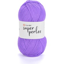 Yarnart Super Perlee Mor Ince Akrilik El Örgü Ipi 75