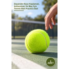 Yenilig 2 Adet Tenis Topu – Dayanıklı Keçe Kaplamalı, Antrenman ve Maç Için Tennis Ball Practice Ball