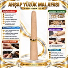 Torna Türk Yüzük içi küçük boy Ahşap Malafa