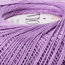 Yarnart Violet Mor Koton Merserize Dantel Örgü Ipi 6309