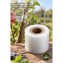 Yenilig 5 Adet Aşı Streçi – 5 cm x 200 Metre Şeffaf Esnek Aşı Bandı, Kendinden Yapışkanlı Grafting Tape