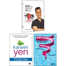 Hürriyet Kitap 100 Yıllık Yaşam Için 50 Öneri Prof Dr. Murat Aksoy + Kanseri Yen Kanserden Korunmak ve Kurtulmak Için 10 Bilimsel Öneri Mustafa Camgöz Jane Plant + Anti Yaşam Biçimi / Sağlıklı Yaşam Kitapları