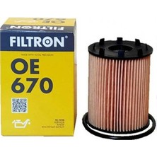 Filtron Fiat Egea 1.4t-Jet 2016-2017 Fıltron Yağ Filtresi OE670