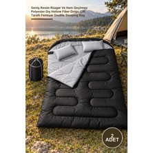 Yenilig 2 Adet Çift Kişilik Kamp Uyku Tulumu – Geniş Kesim Rüzgar ve Nem Geçirmez Polyester Dış Hollow Fiber Dolgu Çift Taraflı Fermuar Double Sleeping Bag