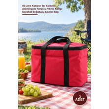 Yenilig 3 Adet Termos Çanta – 40 Litre Katlanır Isı Yalıtımlı Alüminyum Folyolu Piknik Kamp Seyahat Soğutucu Cooler Bag