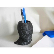 Rain Craft 3D Örümcek Adam Figürlü Masaüstü Kalemlik Örümcek Adam Masa Organizeri 3D Tasarım