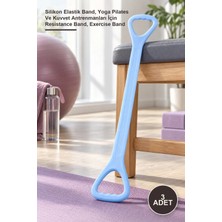 Yenilig 3 Adet Dirençli Egzersiz Lastiği – Silikon Elastik Band, Yoga Pilates ve Kuvvet Antrenmanları Için Resistance Band, Exercise Band