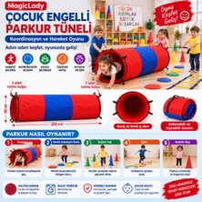 Tünel + 4’lü Çuval Yarışı Oyun Seti – Çocuk Aktivite ve Parkur Oyunu
