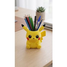 Rain Craft 3D Pikachu Kalemlik 3D Baskı Masaüstü Kalemlik ve Ofis Organizer