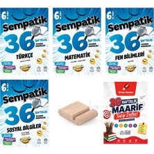 Ünlüler Karması 6.sınıf Türkçe Sosyal Matematik Fen 36 Hafta Türkçe Kazanım Deneme +Maarif Defteri+Tlf Tutucu