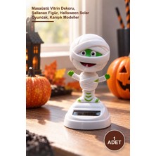Yenilig 1 Adet Güneş Enerjili Solar Sallanan Cadılar Bayramı Figürleri – Masaüstü Vitrin Dekoru, Sallanan Figür, Halloween Solar Oyuncak, Karışık Modeller