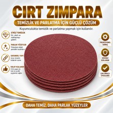 Torna Türk Tornatürk 115 mm Cırt Yuvarlak Zımpara Metal Ahşap Parlatma