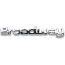 OEM Broadway Bagaj Yazısı Krom Geçmeli/tırnaklı 1997-2000