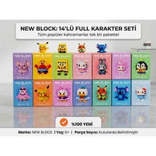 Depomiks Avm New Blok Mini Pixel Blok 14 Model Full Set Figür Karakter Popüler Set