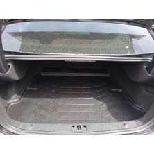 Wehhler Volvo S60 2012 Araca Özel 5d Su Kanallı-Altı ve Üstü Kaymaz Taban-Gerçek Kauçuk-Kokusuz-Yumuşak Bagaj Havuzu Paspası