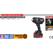 DHT 3/4 Şarjlı Somun Sıkma 1600 Tork