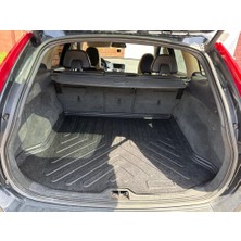 Wehhler Volvo XC60 2010 Araca Özel 5d Su Kanallı-Altı ve Üstü Kaymaz Taban-Gerçek Kauçuk-Kokusuz-Yumuşak Bagaj Havuzu Paspası