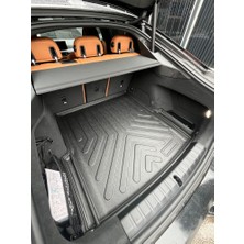 Wehhler Bmw I4 2021 Araca Özel 5d Su Kanallı-Altı ve Üstü Kaymaz Taban-Gerçek Kauçuk-Kokusuz-Yumuşak Bagaj Havuzu Paspası