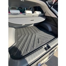 Wehhler Hyundai Ioniq5 Elektrikli 2023 Araca Özel 5d Su Kanallı-Altı ve Üstü Kaymaz Taban-Gerçek Kauçuk-Kokusuz-Yumuşak Bagaj Havuzu Paspası