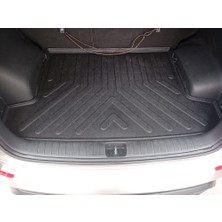 Wehhler Hyundai Tucson 2018 Araca Özel 5d Su Kanallı-Altı ve Üstü Kaymaz Taban-Gerçek Kauçuk-Kokusuz-Yumuşak Bagaj Havuzu Paspası