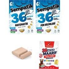 Ünlüler Karması 6.sınıf Matematik Fen 36 Hafta Türkçe Kazanım Denemeleri+Maarif Defteri+Telefon Tutucu