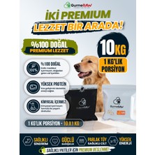 GurmeRAW | Barf Duck Royal + Barf Plus Extra | 1 kg Porsiyonlu | Premium Çiğ Köpek Maması
