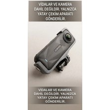 Insta360 X5 Yatay Çekim Aparatı Kamera Tutucu Sert Plastik Malzemeden Üretilmiştir - Kanem3D